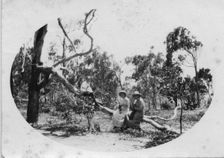 Camping at Woody Point, Redcliffe Peninsula, Queensland, 1912. Creator: Robert Augustus Henry L'Estrange