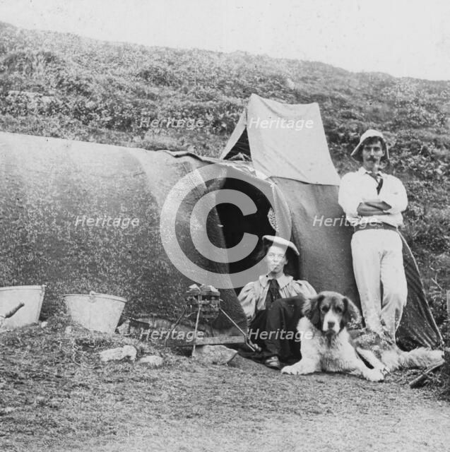 Camping, early 20th century(?). Artist: Unknown