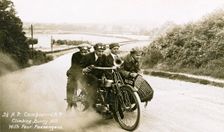 Campion Brothers motor cycle, Bunny Hill, Nottinghamshire, c1912. Creator: H Houldsworth