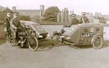 Campion Brothers motorcycle ambulances, Nottingham, Nottinghamshire, c1916