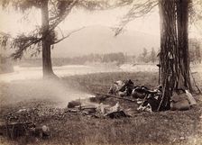 Campsite Along the Pskem River. The Great Yenisei, 1897. Creator: Unknown