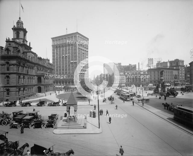 Campus Martius, Detroit, Mich., between 1900 and 1910. Creator: Unknown.