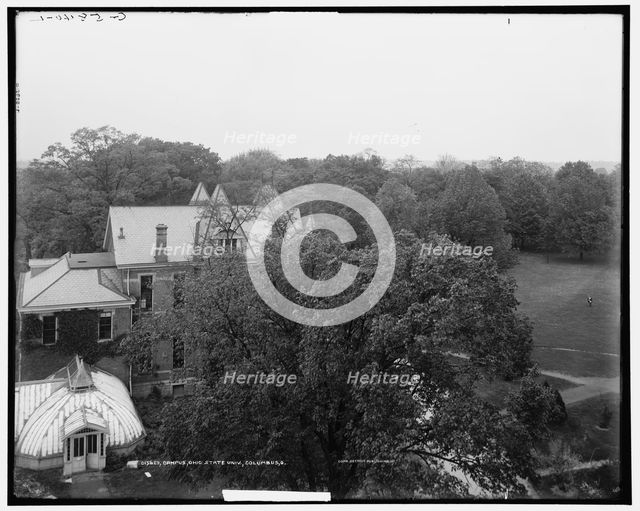 Campus, Ohio State Univ., Columbus, Ohio, between 1900 and 1915. Creator: Unknown.
