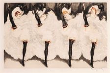 Can-Can, 1933. Creator: Icart, Louis Justin Laurent (1888-1950)