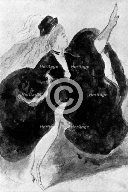 'Can-Can', 19th century, (1930).Artist: Constantin Guys
