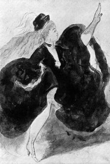 Can-Can 19th century, (1930).Artist: Constantin Guys