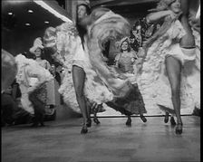 Can Can Dancers Performing in Paris, 1940. Creator: British Pathe Ltd