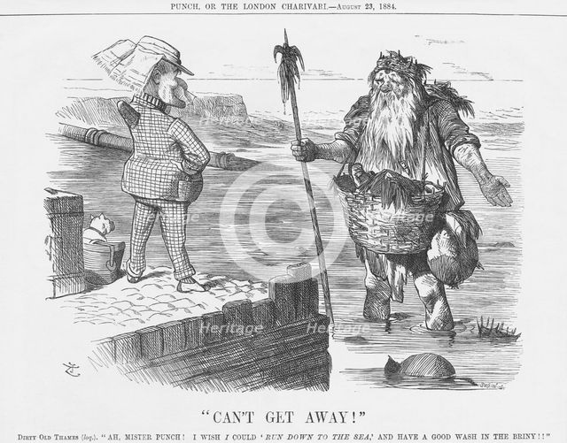 "Can't Get Away!", 1884. Creator: Joseph Swain.