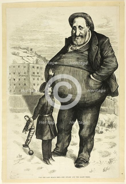 Can the Law Reach Him?, n.d. Creator: Thomas Nast.