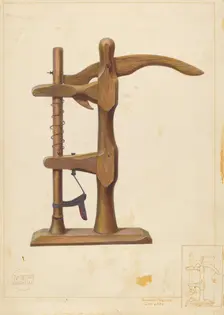 Cancelling Machine, c. 1938. Creator: Samuel Fineman