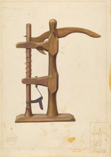 Cancelling Machine, c. 1938. Creator: Samuel Fineman