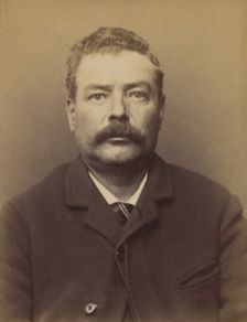 Cana. Eugène, Pierre. 47 ans, né à Paris XIe. Monteur en bronze. Anarchiste. 2/3/94. , 1894. Creator: Alphonse Bertillon