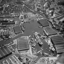Canada Dock, Rotherhithe, Southwark, London, 1966. Artist: Aerofilms