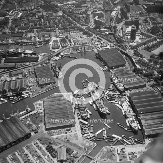 Canada Dock, Rotherhithe, Southwark, London, 1966. Artist: Aerofilms.