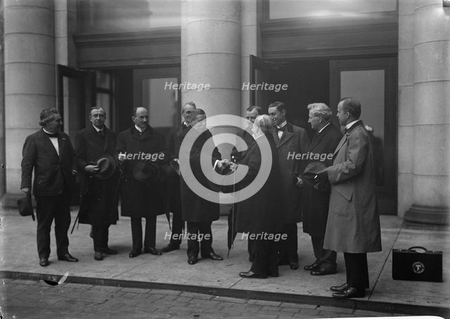 Canada - Labor Delegations, British Labor Com. Garrod, H.W.; Robertson, G.D. Canadian..., 1917. Creator: Harris & Ewing.