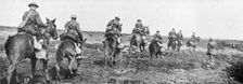 Canadian cavalry, Vimy, France, First World War, April 1917
