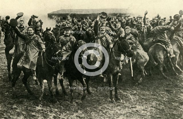 Canadian cavalry, First World War, 1916, (c1920). Creator: Unknown.