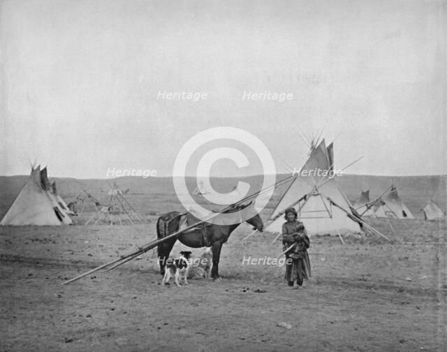 'Canadian Natives', 19th century. Artist: Unknown.