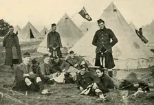Canadian soldiers, First World War, 1914, (c1920). Creator: Unknown