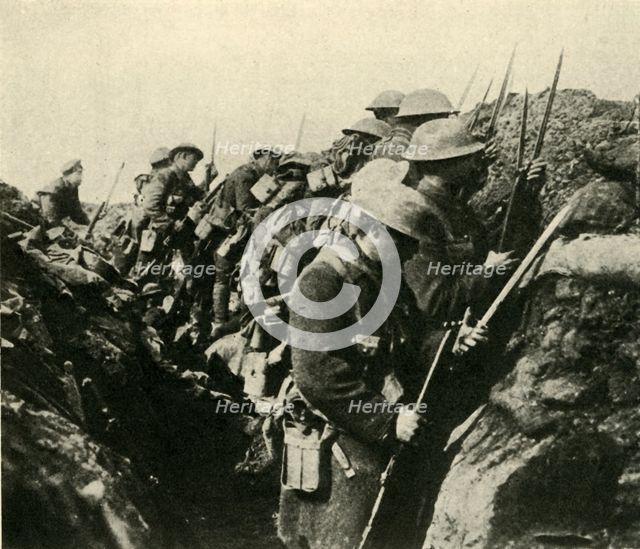 Canadian soldiers on the Somme, northern France, First World War, c1916, (c1920). Creator: Unknown.