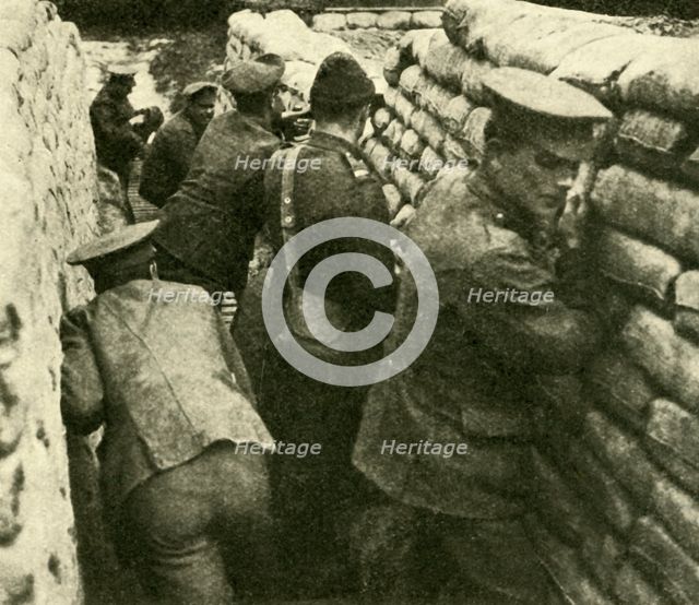 Canadian soldiers on the Western Front, First World War, c1916, (c1920).  Creator: Unknown.