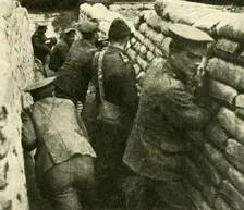 Canadian soldiers on the Western Front, First World War, c1916, (c1920). Creator: Unknown