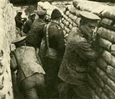Canadian soldiers on the Western Front, First World War, c1916, (c1920). Creator: Unknown