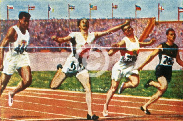 Canadian sprinter Percy Williams, 1928. Creator: Unknown.
