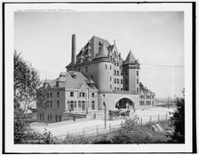 Canadian Pacific Ry. i.e. Railway station, Vancouver, B.C., c1902. Creator: Unknown