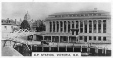 Canadian Pacific Station, Victoria, British Columbia, Canada, c1920s