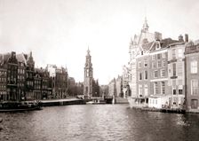 Canal, Amsterdam, 1898.Artist: James Batkin