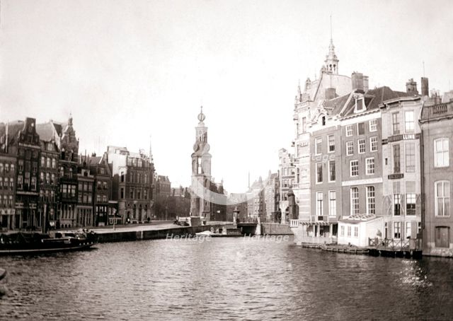Canal, Amsterdam, 1898.Artist: James Batkin