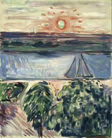 Canal at sunset, 1908