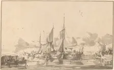 Canal at Utrecht, 1771, published 1787. Creator: Bernhard Schreuder