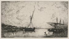 Canal aux Martigues, 1872. Creator: Adolphe Appian (French, 1818-1898)