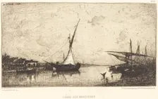 Canal aux Martiques. Creator: Adolphe Appian