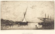 Canal aux Martiques. Creator: Adolphe Appian