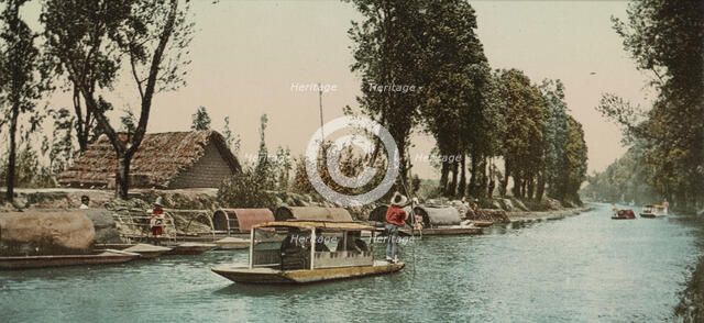 Canal de la Viga, City of Mexico, between 1884 and 1900. Creator: William H. Jackson.