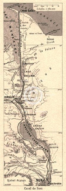 ''Canal de Suez; Le Nord-Est Africain', 1914. Creator: Unknown.
