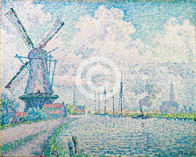 Canal in Overschie, 1906.