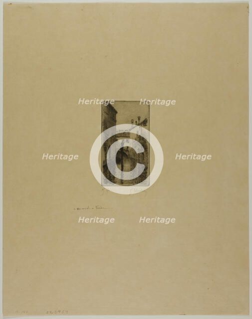 Canal in Venice, 1892. Creator: Gustave Leheutre.