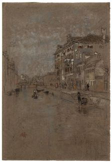 Canal in Venice (Tobacco Warehouse), 1879-1880. Creator: James Abbott McNeill Whistler