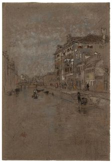 Canal in Venice (Tobacco Warehouse), 1879-1880. Creator: James Abbott McNeill Whistler