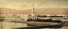 Canal of Suez - The Station of Terreplain c1918-c1939. Creator: Unknown