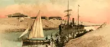 Canal of Suez - Chantier VI c1918-c1939. Creator: Unknown