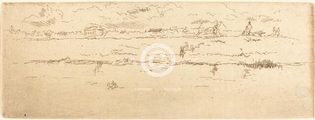 Canal, Ostend, 1887. Creator: James Abbott McNeill Whistler.