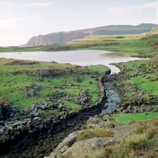 Canal near the promontory fort at Ruadha A Dunain