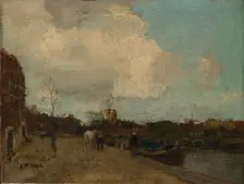 Canal Side. Creator: Jacob Henricus Maris