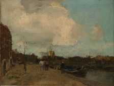 Canal Side. Creator: Jacob Henricus Maris