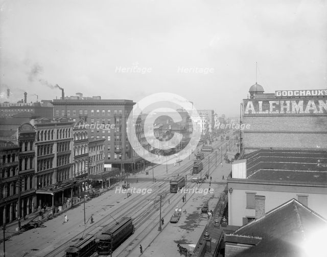 Canal Street, New Orleans, Louisiana, between 1900 and 1910. Creator: Unknown.